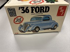 AMT ‘36 Ford Coupe/Roadster Stock Or Street Rods 1:25 Model Kit A136 NOS Sealed