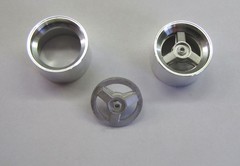 1/20 Icon Automotive Miniatures 15” Dymag Front Wheel Only #WS-2002