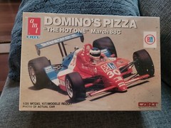 Vintage AMT 1989 Domino’s Pizza MARCH 88C INDY 500 MODEL KIT #6751-Sealed!