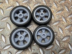 Resin 21/20 Inch 80s Camaro/Monte Carlo Model car Wheels/Tires 1/24 1/25 scale