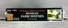 PEGASUS 1/72 Scale WW I or WW II Russian / Soviet Farm Houses Model Kit 7702 F/S
