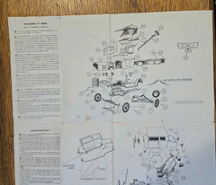 AMT Model Car Ford Model “T” Trophy Series Original Instruction Manual