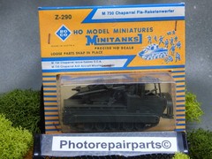 Roco Minitanks 1/87 Modern US M-730 Armored Chaparral Rocket Vehicle Lot#7396©