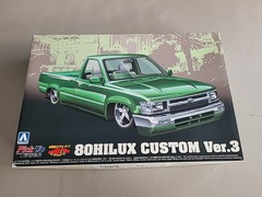 Aoshima 1/24 Rare Kit Toyota 80 Hilux Custom Version 3 Pickup Truck