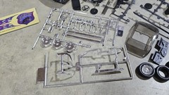 1991 Monogram 65 Vette Street Machine model car kit 1725 1:24 Parts Only w/Body