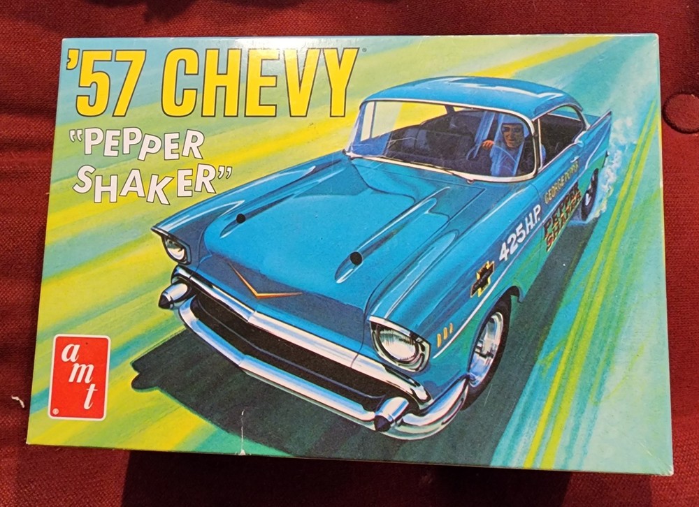 Model Kit 1960s AMT ’57 Chevrolet Chevy 2-Dr Pepper Shaker T280 Original MIB