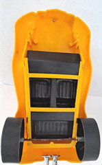 Hawk Model Co Dune Buggy, 9″ Plastic Model Snap Together Kit, Two Seater, Yellow