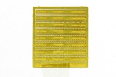 Photo-etched detailing set for Stencil for applying riveting, type 5 (straight)