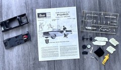 FORD FAIRLANE SUNLINER Revell Model Car Kit 1242 1/32 Partially Painted/Built