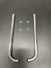 UPDATED!!! Polished Miter Tip Full Stacks Peterbilt Kenworth Model Truck