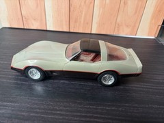 Vintage 1982 Chevy Corvette Collector Edition 1:25 Promo Model MPC Silver Black