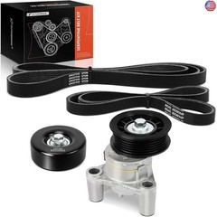 A-Premium Engine Serpentine Belt Drive Kit Compatible with Chevrolet Silverado