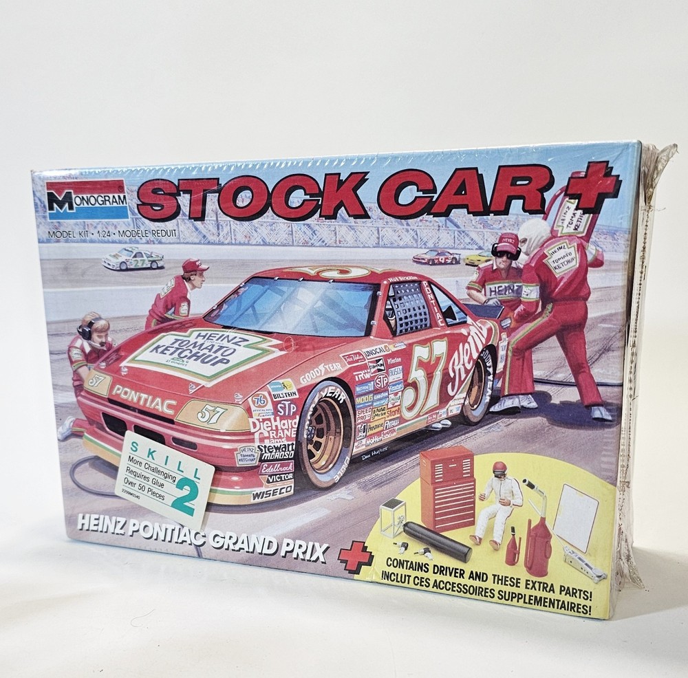 Monogram Heinz Pontiac Grand Prix Stock Car 1 24 Scale #2914 Hut Stricklin