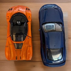 2018 FORD MUSTANG GT MOTOR MAX PAGANI ZONDA F DIECAST METAL BUILT CAR TOY READ!