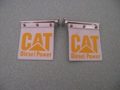 “CAT DIESEL POWER” TAMIYA 1/14 SCALE MUD FLAP VINYL DIE CUT DECALS 1:14