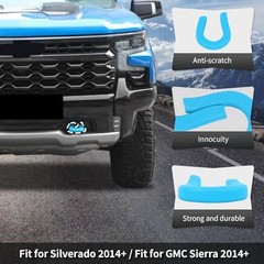 Tow Hook Cover Fit for 2007-2025 Chevy for Silverado 2007-Present Blue