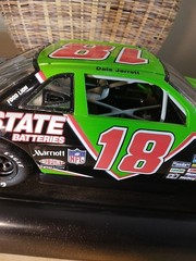 VTG Dale Jarrett #18 1:24 Interstate Batteries Chevrolet Lumina NASCAR W/Stand