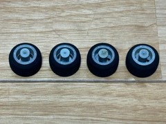 Tamiya Mini 4WD Alumina Row Wheel Set with Sponge Tires Set of 4