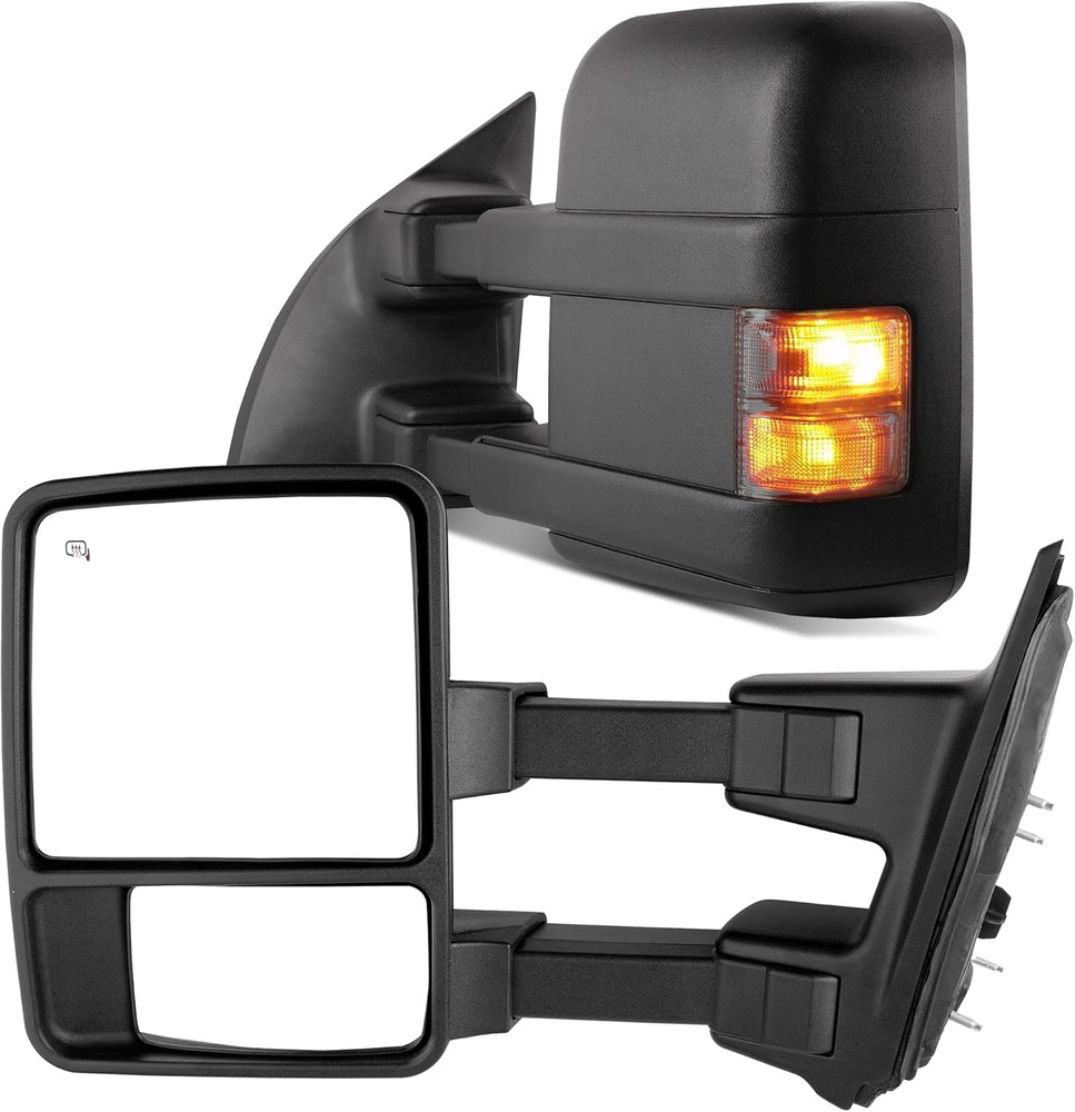 Towing Mirrors Compatible with 1999-2007 Ford F250 F350 F450 F550 Super Duty, 20