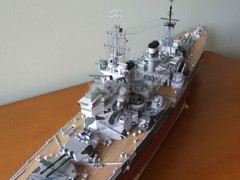 Prince of wales battle cruiser Ship paper Model Do It Yourself DIY 1:200