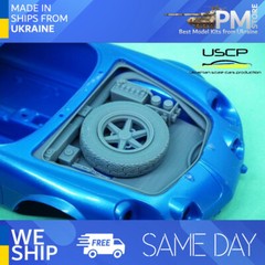 USCP 24T069 1/24 Alpine A110 Rally Car Front end