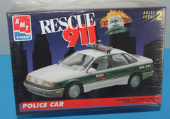 RESCUE 911 FORD TAURUS SHO Police Car 1/25 scale AMT ERTL model kit SEALED 1993