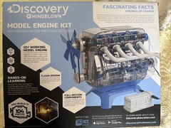 Discovery Mindblown Model Engine Building Kit 4 Cylinder Combustion NEW