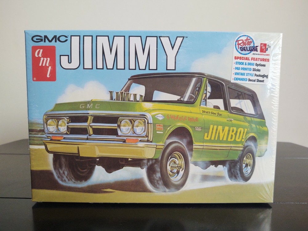 AMT GMC Jimmy 4×4 “JIMBO” Plastic Model Kit AMT1219/12 Scale 1:25 NEW SEALED