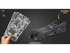 1989 BATMOBILE “BATMAN” (1989) MOVIE STEEL MODEL KIT BY METAL EARTH PS2014