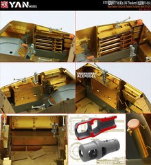 1/35 German Sd.Kfz.164 Nashornor Full PE Set w/Barrel for Border/Tamiya/Dragon
