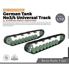 LYTG72043A 1/72 Model Upgrades Parts German Tank No3/4 Universal Track