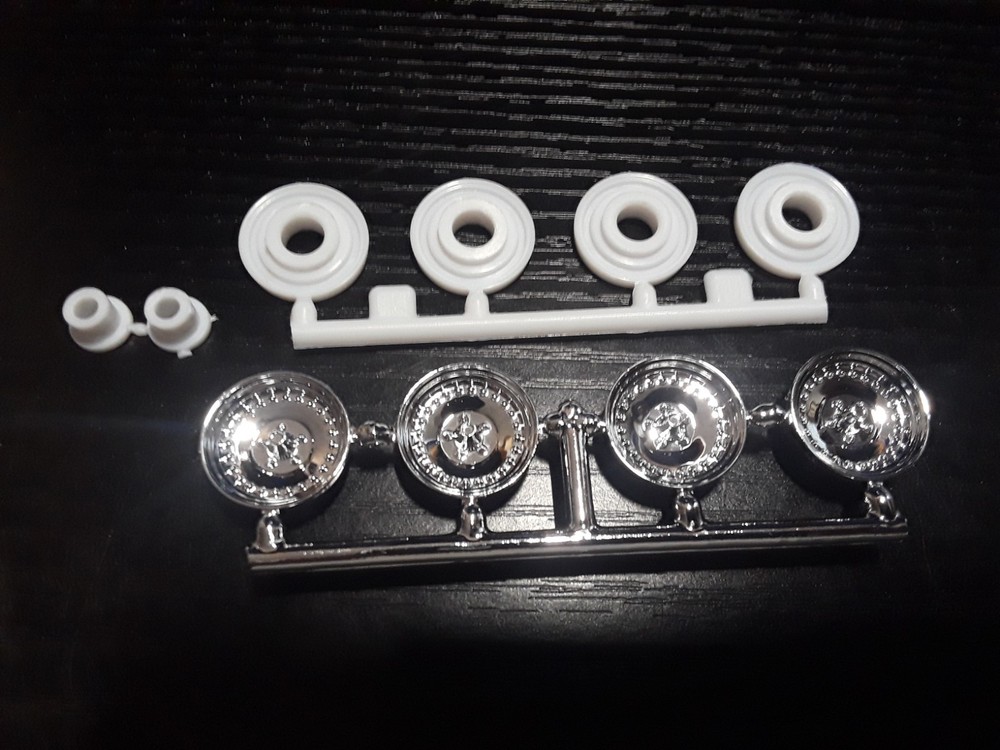 1/24 scale Model car parts Set of 4 centerline wheels