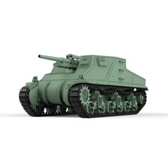 SSMODEL SS35500 1/35 Military Model Kit US T40 3-inches Artillery Tank Destroyer