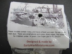 Armourfast conversion set #2 sandbag armor, stowage and crewman 1/72 scale