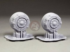 Rado 1/35 MiniArt Wheel Adapters for Rado Sd.Kfz.234 Series Wheels Sets RDM35S33