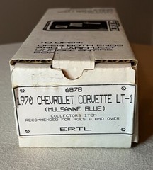 AMT ERTL 1970 Chevrolet Corvette LT-1 (Mulsanne Blue) 6878 w/ Box – Dealer Promo