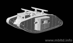Master Box 72004 MKI Female British Tank Special Modification for GazaStrip 1/72