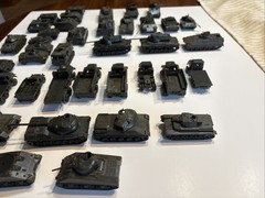 LOT Of 40 1/87 Roco Minitanks Austria 32 Tanks 8 Trucks DBGM HO SCALE