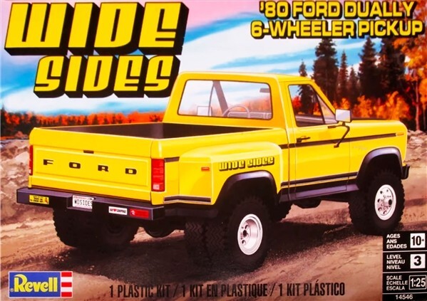 Revell 14546 ’80 Ford Dually 6 Wheeler Pickup “Wide Sides” 1/25 model kit
