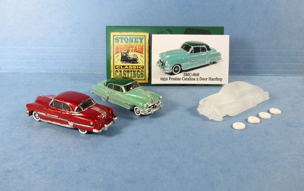New! SMC-868 1952 Pontiac Catalina Hard Top HO-1/87 Scale Clear Resin Kit