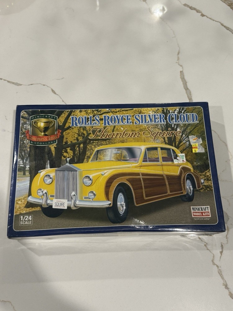 Minicraft 1:24 Scale Rolls Royce Silver Cloud Phantom Squire Model Kit Sealed