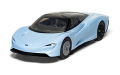 Airfix QUICK BUILD Blue McLaren Speedtail Snap Together Plastic Model Kit J6052