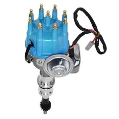 Ready to Run Distributor – Blue Cap, 5.0 HO Small Block Windsor V8-2-Wire