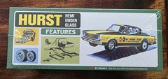 1/25 1966 Plymouth Barracuda Hurst Hemi Under Glass Funny Drag Car