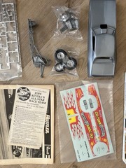 Vintage Revell Chi-Town Hustler 1/25 Scale Dodge Charger Funny Car Model Kit