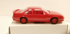 1991 CHEVY BERETTA GTZ BRIGHT RED PROMO ERTL CAR AMT NIB 6038 GENERAL MOTORS GM