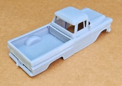 ABS-LIKE RESIN 3D PRINTED 1/25 1958 CHEVROLET APACHE PICKUP BODY