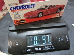 Corvette Convertible w/ Dodge Viper bburago Metal Model kit 1:43 burago