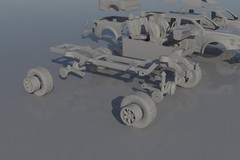 ABS-LIKE RESIN 3D PRINTED 1/25 2022 FORD RAPTOR CREW CAB KIT. PLEASE READ!