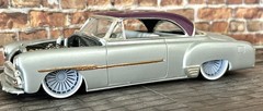 Resin 22 In. “Drift” Restomod Wheels, W/ One Inch Whitewalls,1/24 1/25 Scale